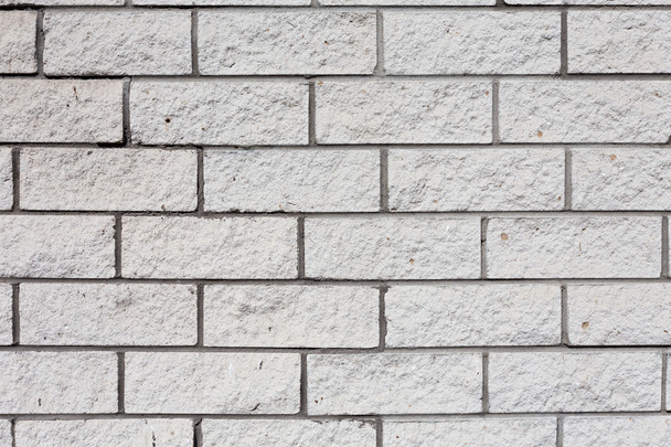 White grunge brick wall background - Фото, зображення