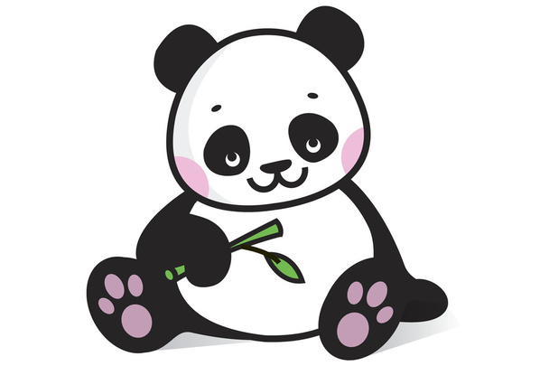 Pandababy - Vektor, Bild