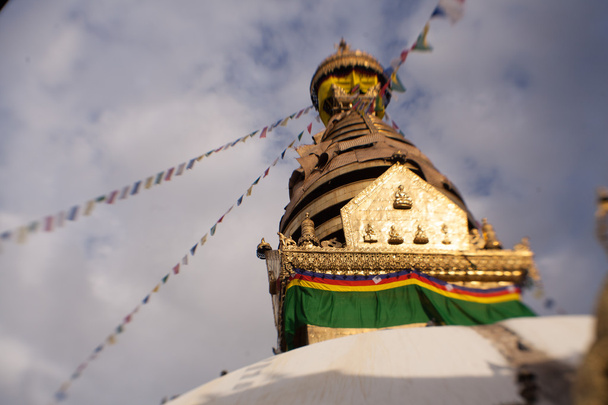 Swayambhunath Stupa prise dans le Katmandou
 - Photo, image