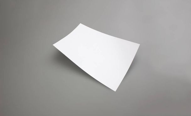 White template on a gray background. Place for text. Minimalism. - Foto, afbeelding