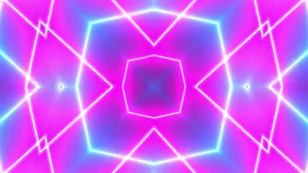 Hypnotic strobe background. Led laser neon lights flickering. Strong crazy moving shapes. Music show opener video 4k. - Footage, Video