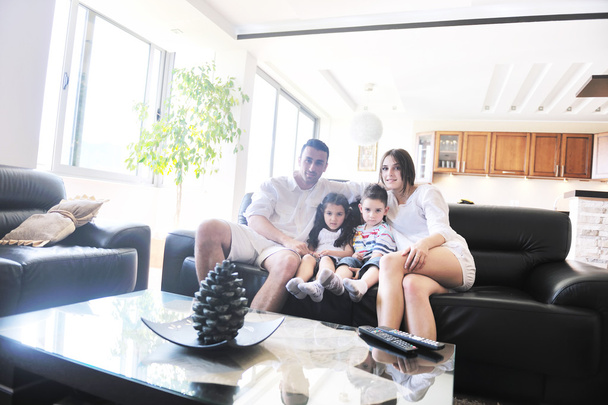 Young family at home - Photo, image