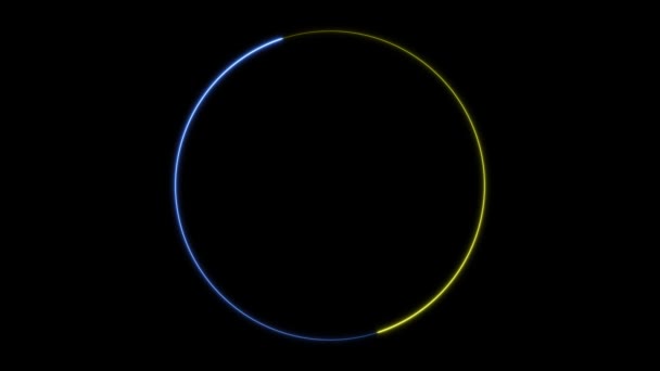 Infinite continual circular background. Seamless loop circle animated. Loopable ring continuous effect. 4K. - Felvétel, videó
