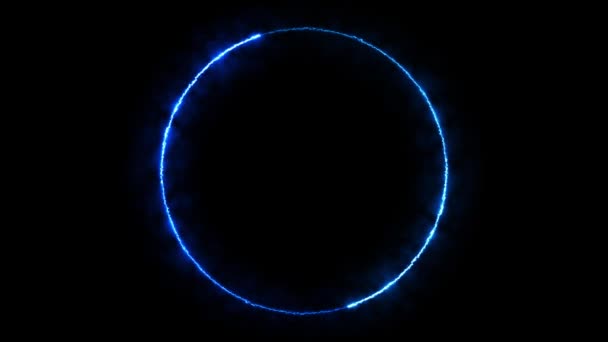 Infinite continual circular background. Seamless loop circle animated. Loopable ring continuous effect. 4K. - Video, Çekim