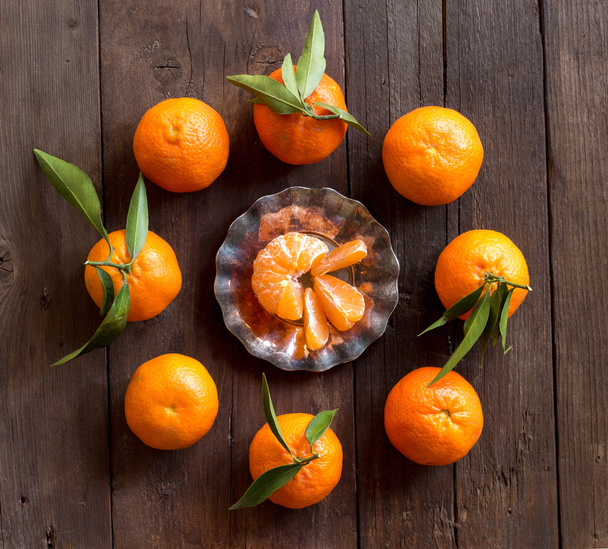 Fresh Tangerines - Φωτογραφία, εικόνα