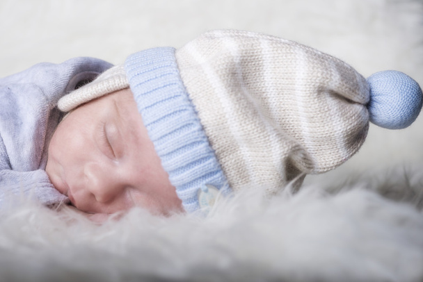 newborn details selective focus male baby - Photo, Image