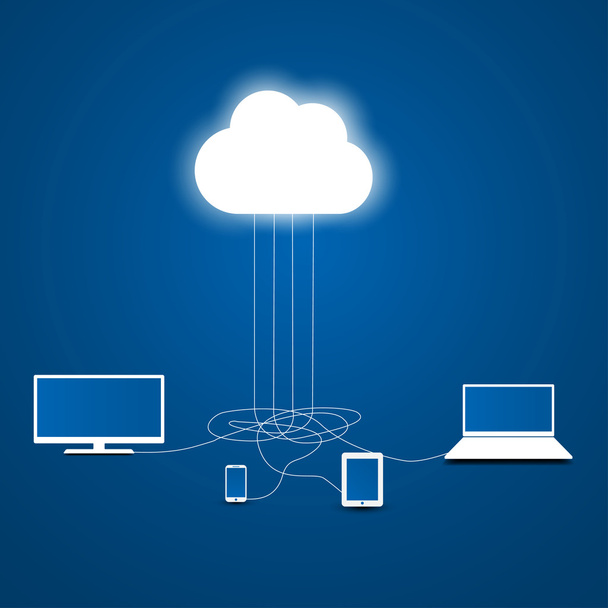 cloud computing concept - Vector, Image