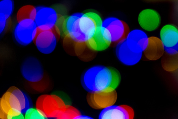 Χριστούγεννα φόντο τα φώτα του δρόμου glam - Φωτογραφία, εικόνα