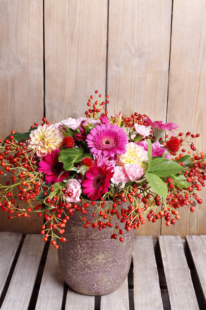 Bouquet of gerbera and dahlia flowers - Photo, image