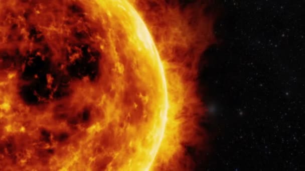 powierzchnia słońca - Materiał filmowy, wideo