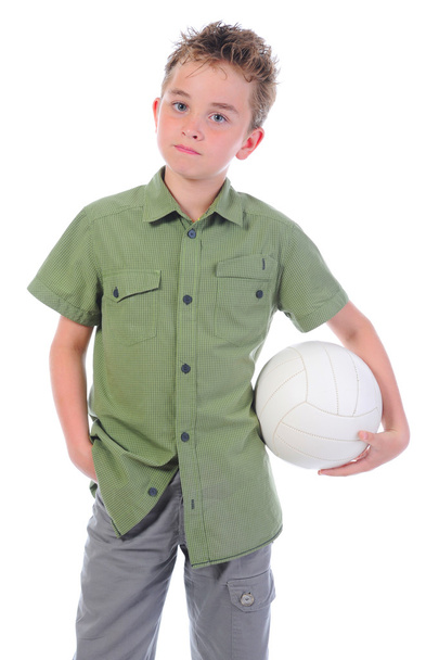 Portrait of a young football player - Foto, Imagen