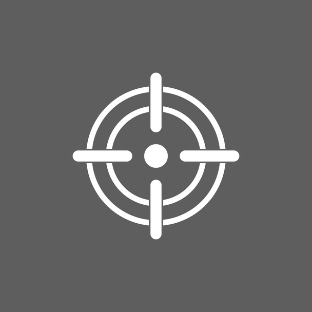 Crosshairs pictogram - Vector, afbeelding