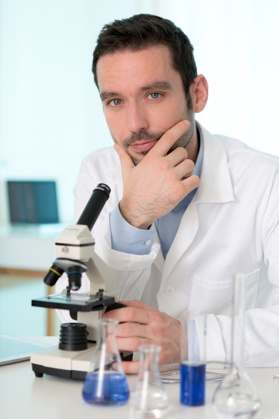 Portrait of a scientist in a lab - Fotó, kép
