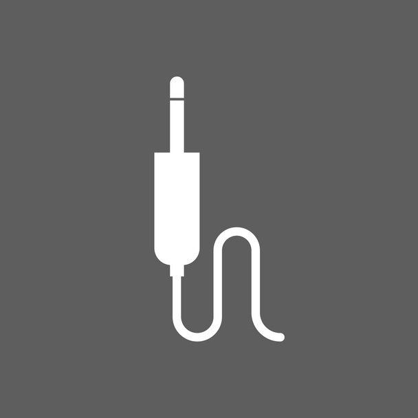jack cable icon - Vector, Image