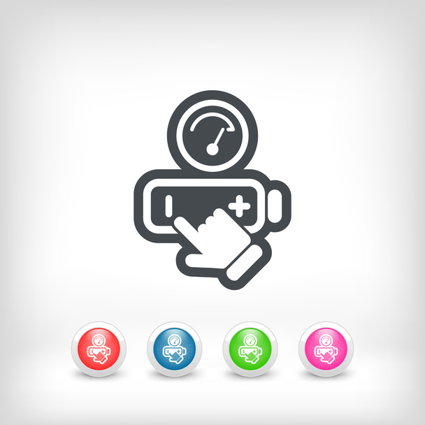 Battery level icon - Vector, Image
