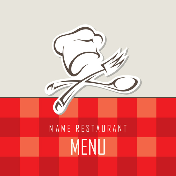 chef-kok menu ontwerp - Vector, afbeelding