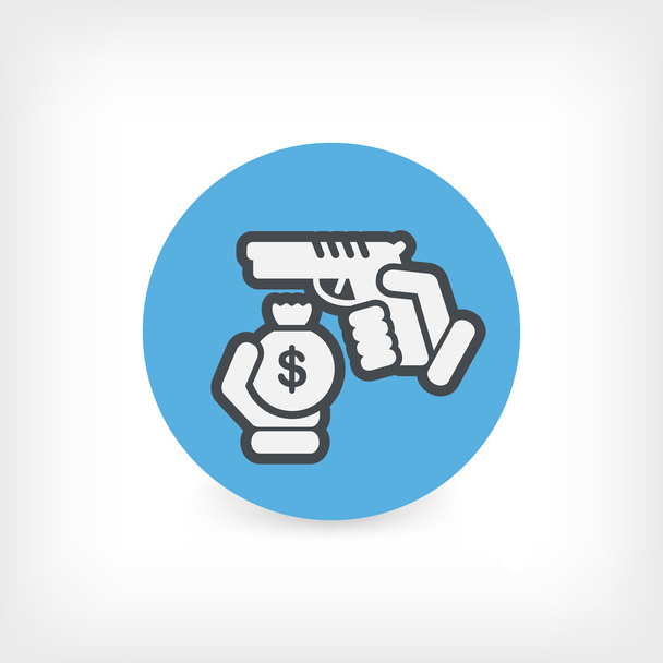 Robbery icon - Vector, Image
