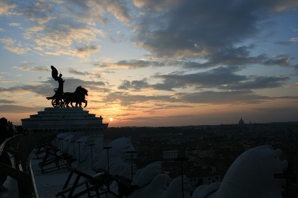 Rome zonsondergang - Foto, afbeelding