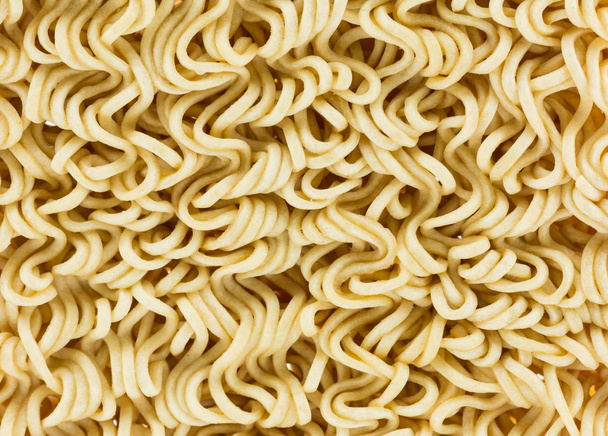 Dry instant noodles background - Photo, Image