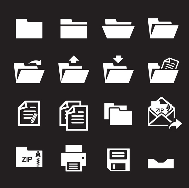 Folder icon - Vektör, Görsel