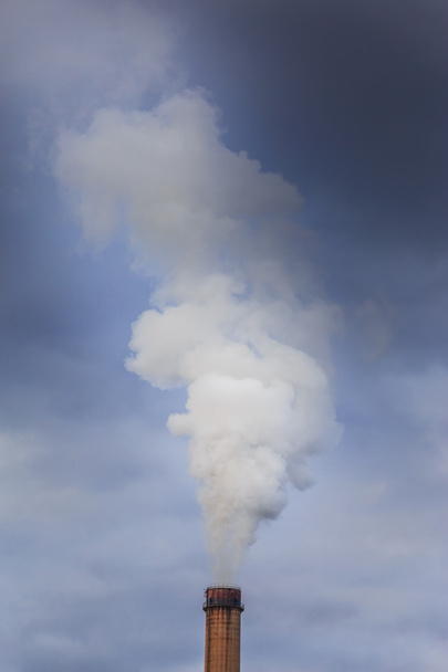 Smoke from coal-powered plant - Photo, Image