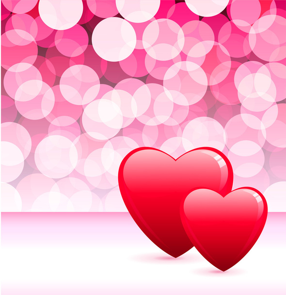 Romantic Valentine's Day design background - Vetor, Imagem