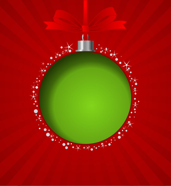 bola de Navidad abstracta
 - Vector, imagen