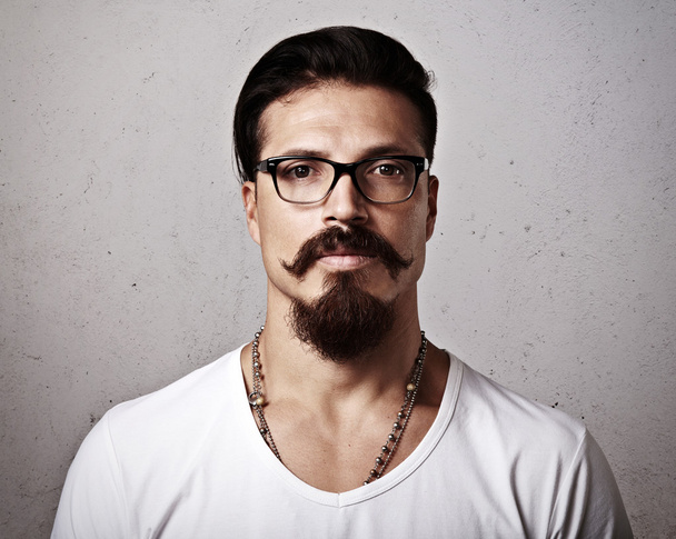 bearded man in eyeglasses - Foto, immagini