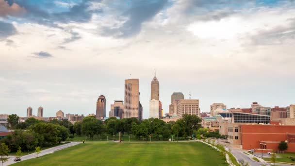 Indianapolis Panorama při západu slunce - Záběry, video