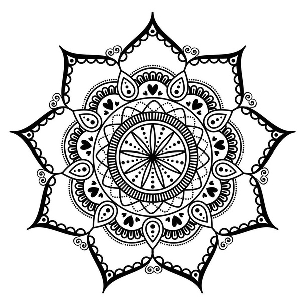 Mandala. Decorative mandala pattern. Vector design. - Vector, imagen
