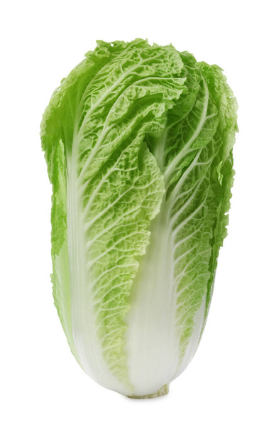 Fresh tasty Chinese cabbage isolated on white - Fotó, kép
