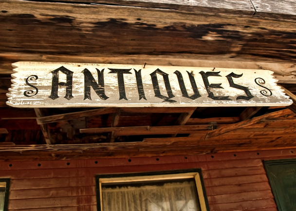 antiques sign - Photo, Image