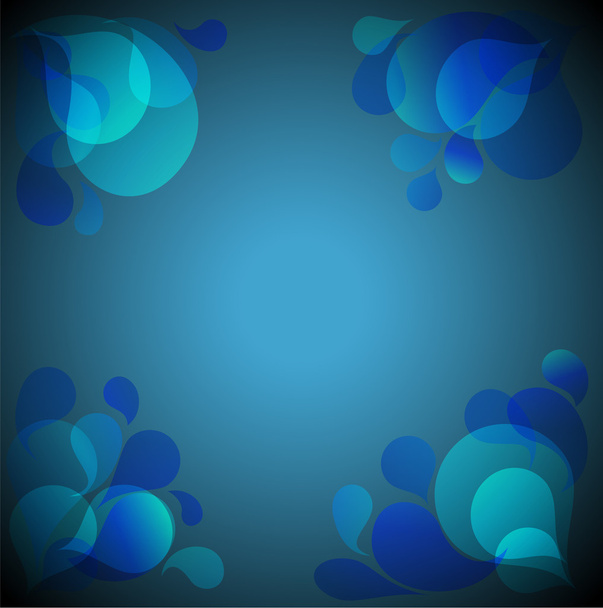Abstract blue background - Vector, imagen