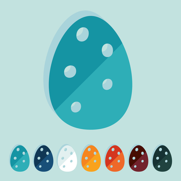 Easter egg icon - Vector, Image