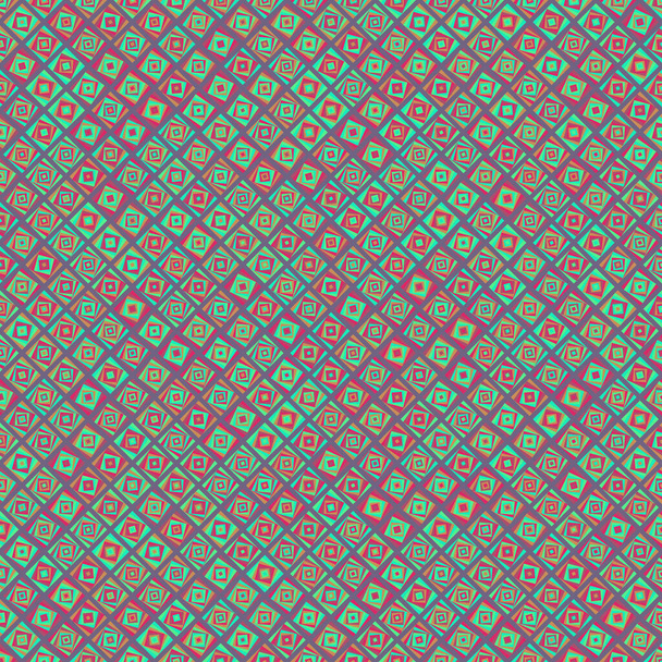 Color Rhombus tile tessellation pattern illustration - Vektör, Görsel