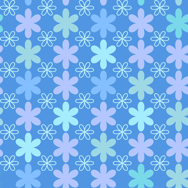 Ornamental seamless pattern. Vector floral background. - Vetor, Imagem