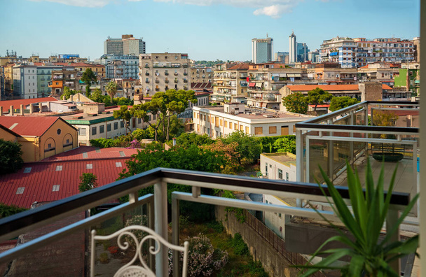 View from the balcony to the center of Naples in Italy. - Foto, imagen