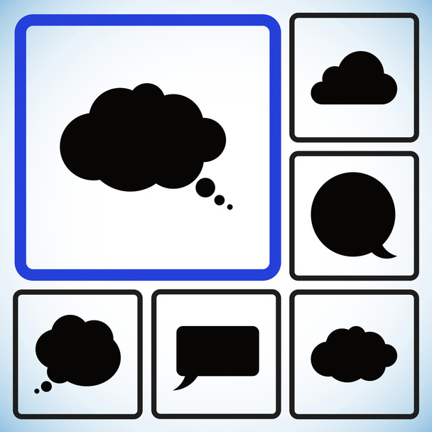 Speech bubble icon - Vector, Imagen