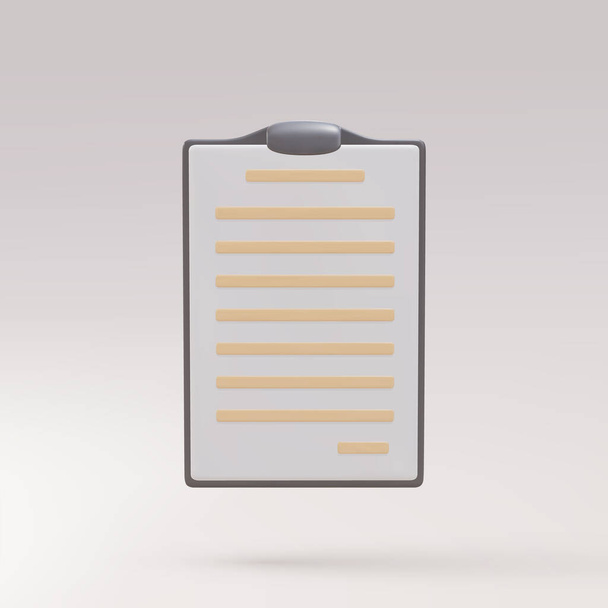 3d realistic documents icon. - Vetor, Imagem
