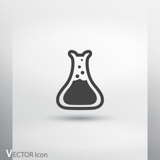 Laboratory glass icon - Διάνυσμα, εικόνα