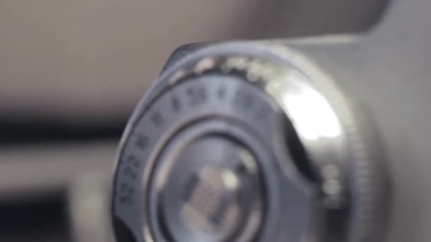 Mechanical Film Cameras slider shot - Footage, Video