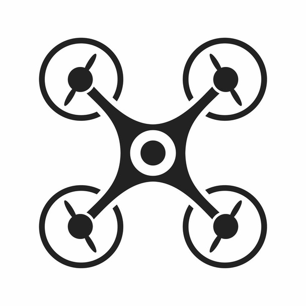 flying drone icon. vector illustration - Vektor, kép