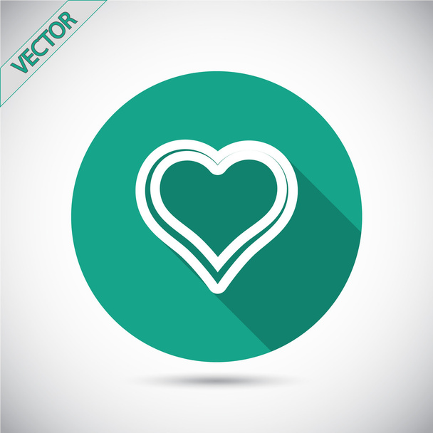 Heart Icon design - Vector, afbeelding