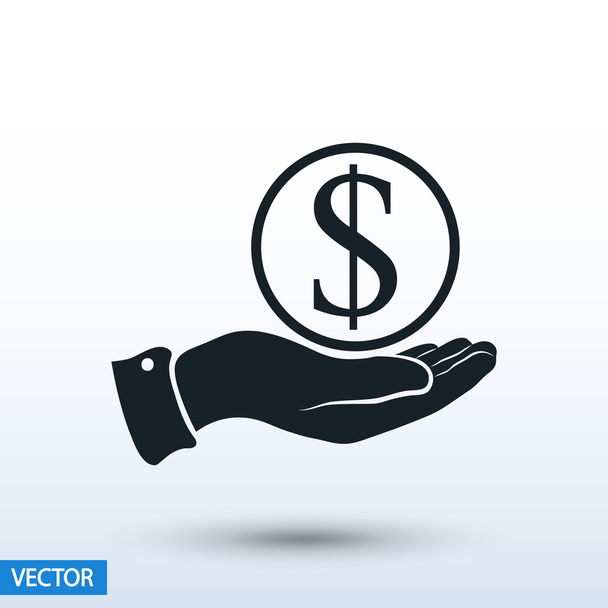 Money icon design - Vetor, Imagem