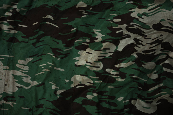 army tarp camouflage texture background - Photo, Image