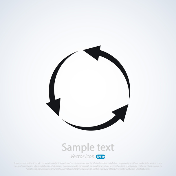 Circular arrows icon - Vetor, Imagem