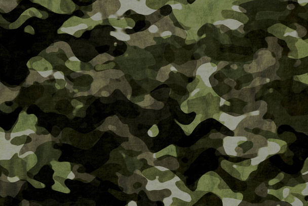 green army camouflage wallpaper tarp texture - Photo, Image
