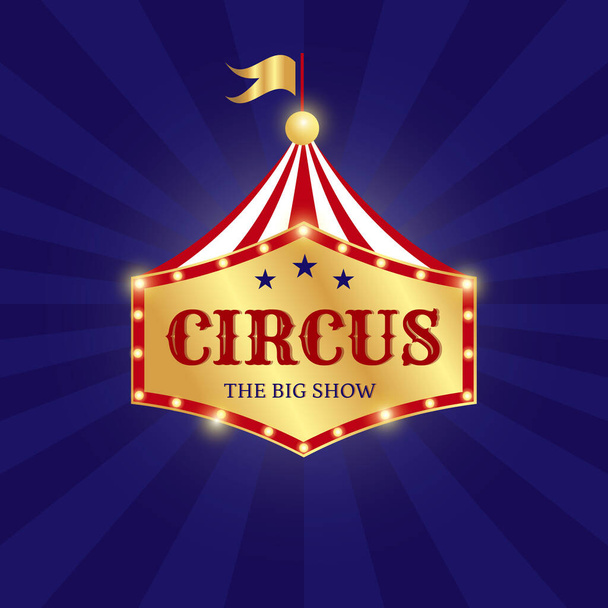 Carnival banner. Circus. Fun fair - Vektor, obrázek