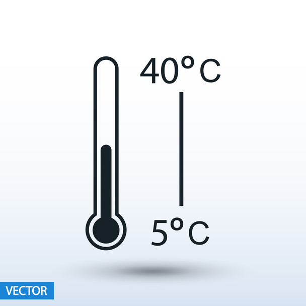 Thermometer icon design - Διάνυσμα, εικόνα