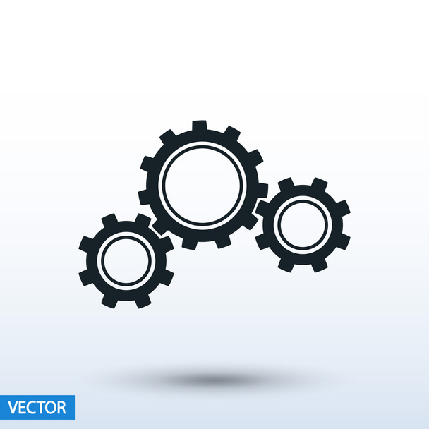 Gear icon - Vector, imagen